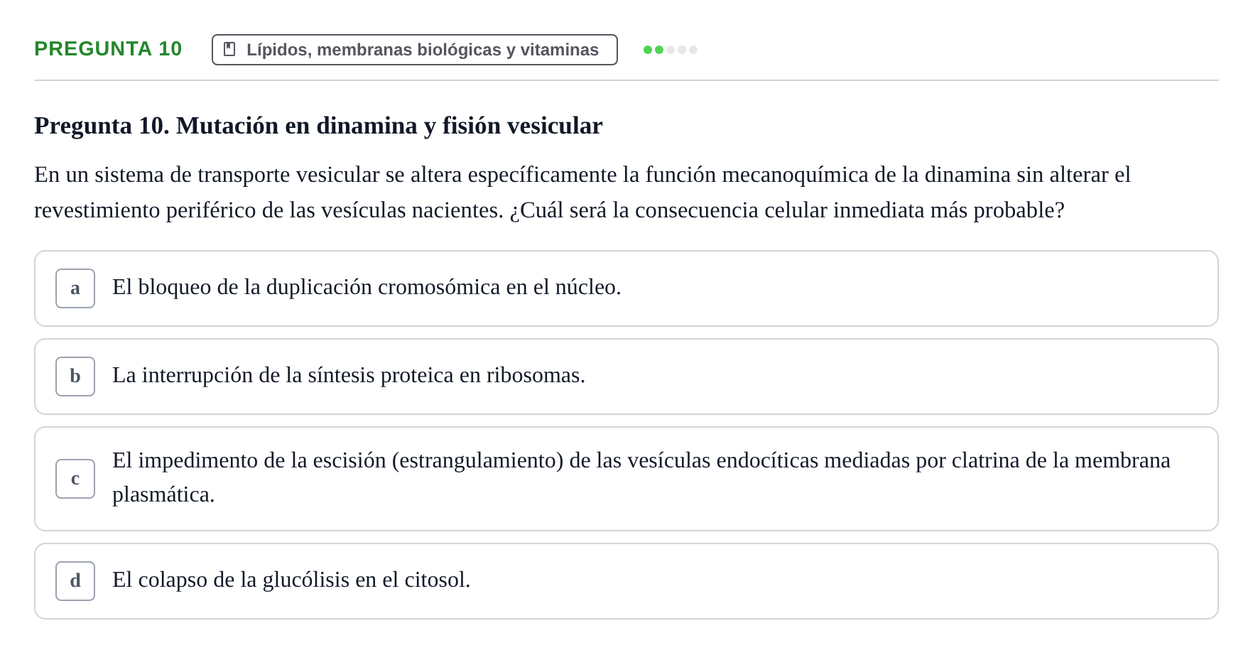 Enunciado: Pregunta 10