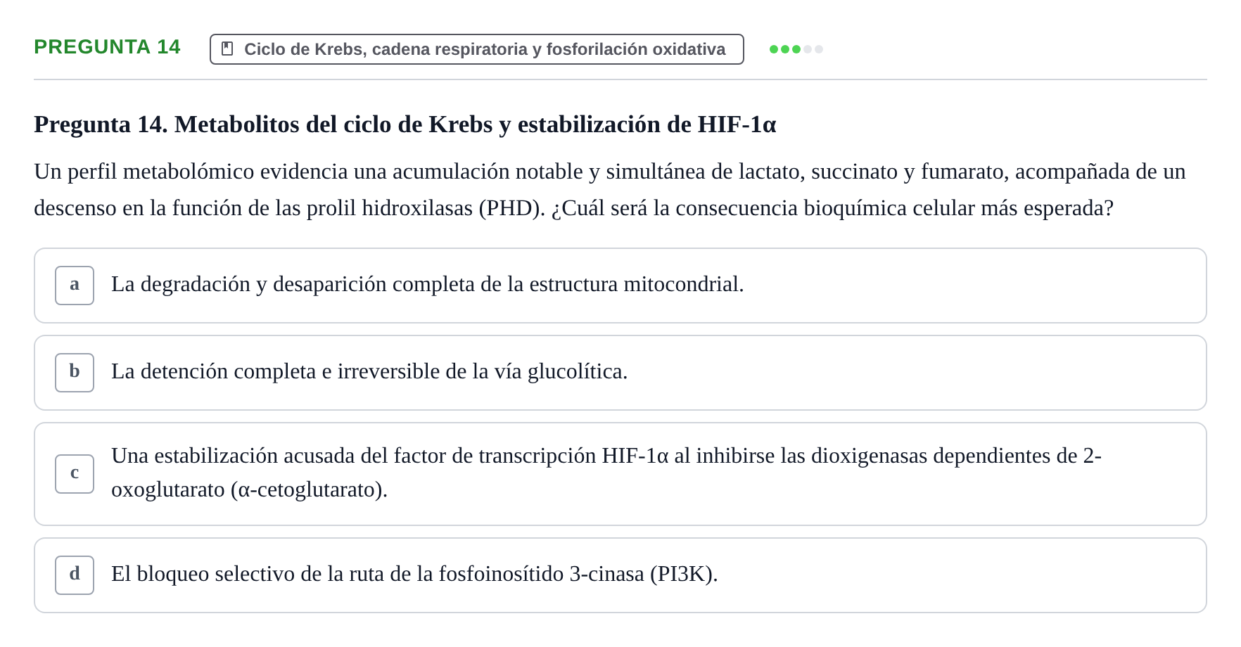 Enunciado: Pregunta 14
