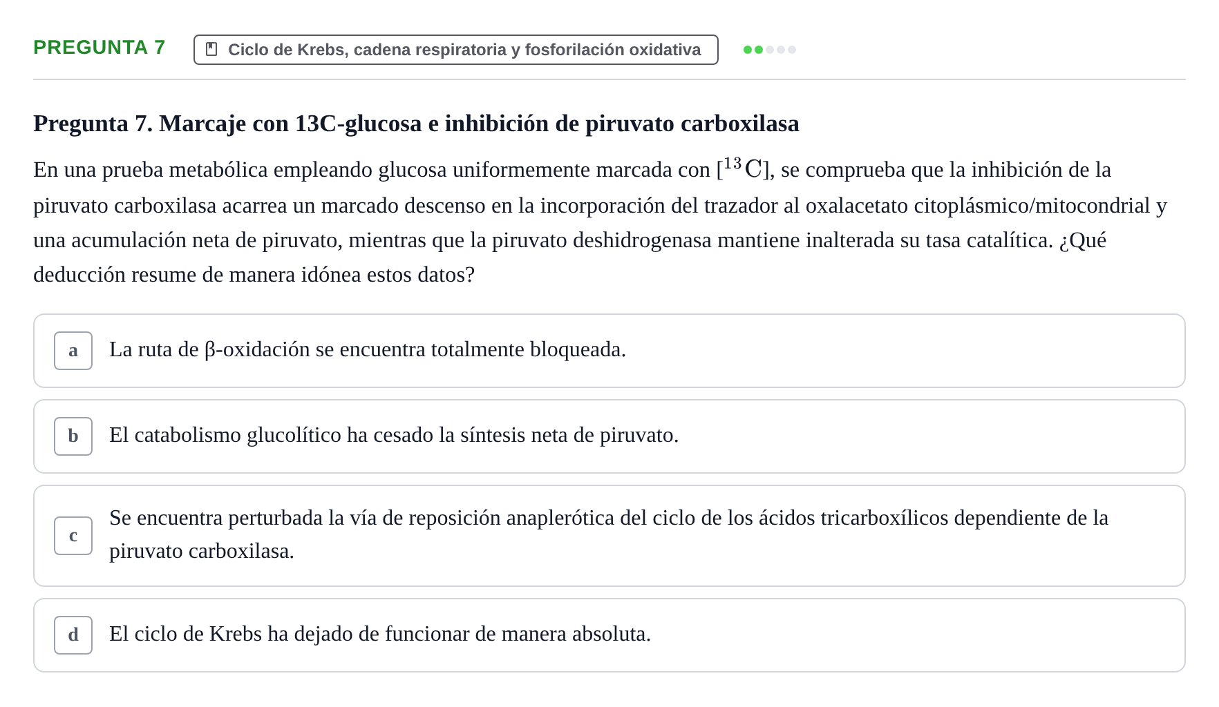 Enunciado: Pregunta 7