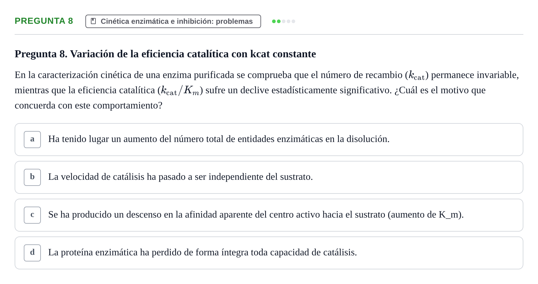 Enunciado: Pregunta 8