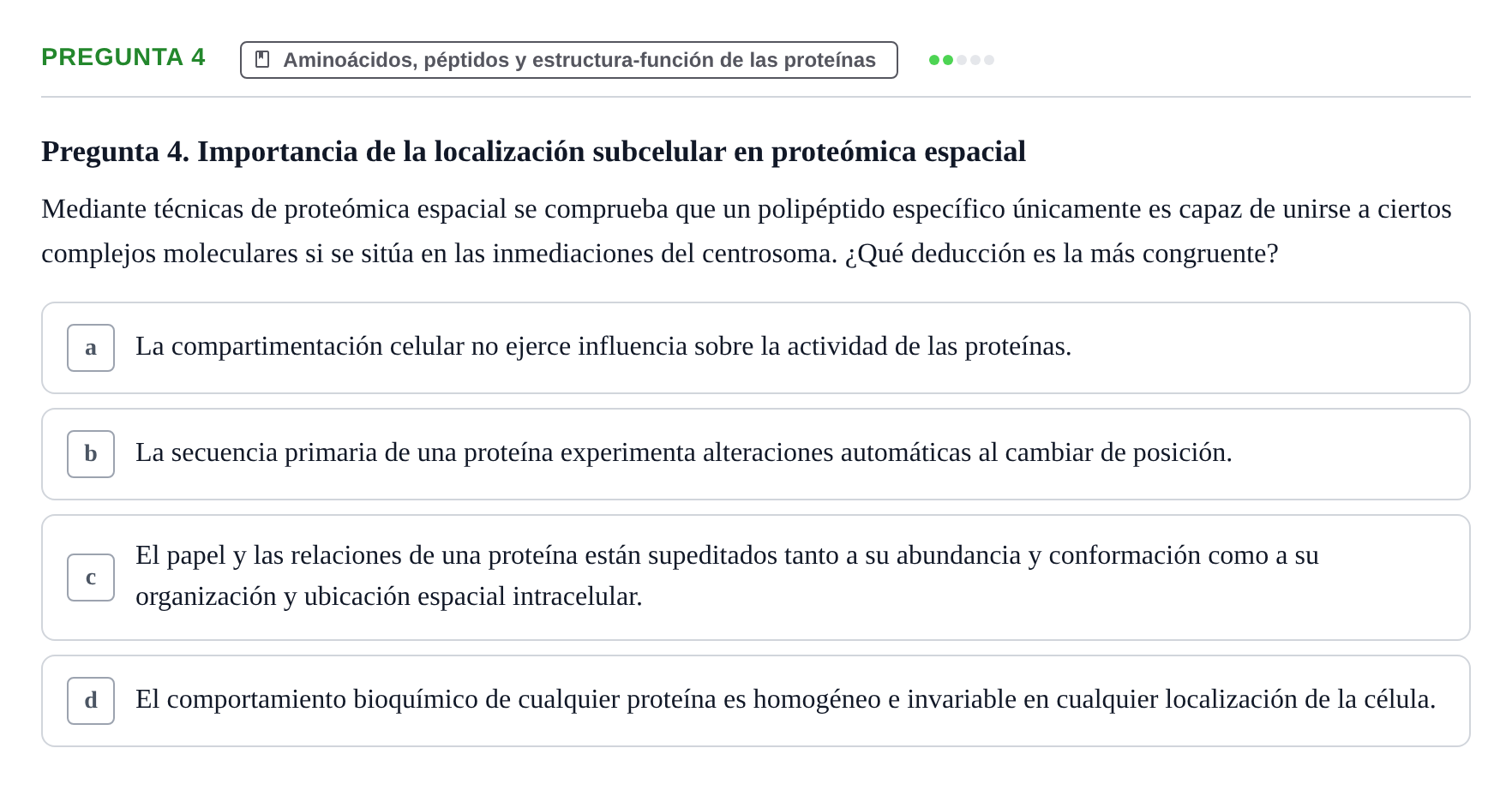 Enunciado: Pregunta 4