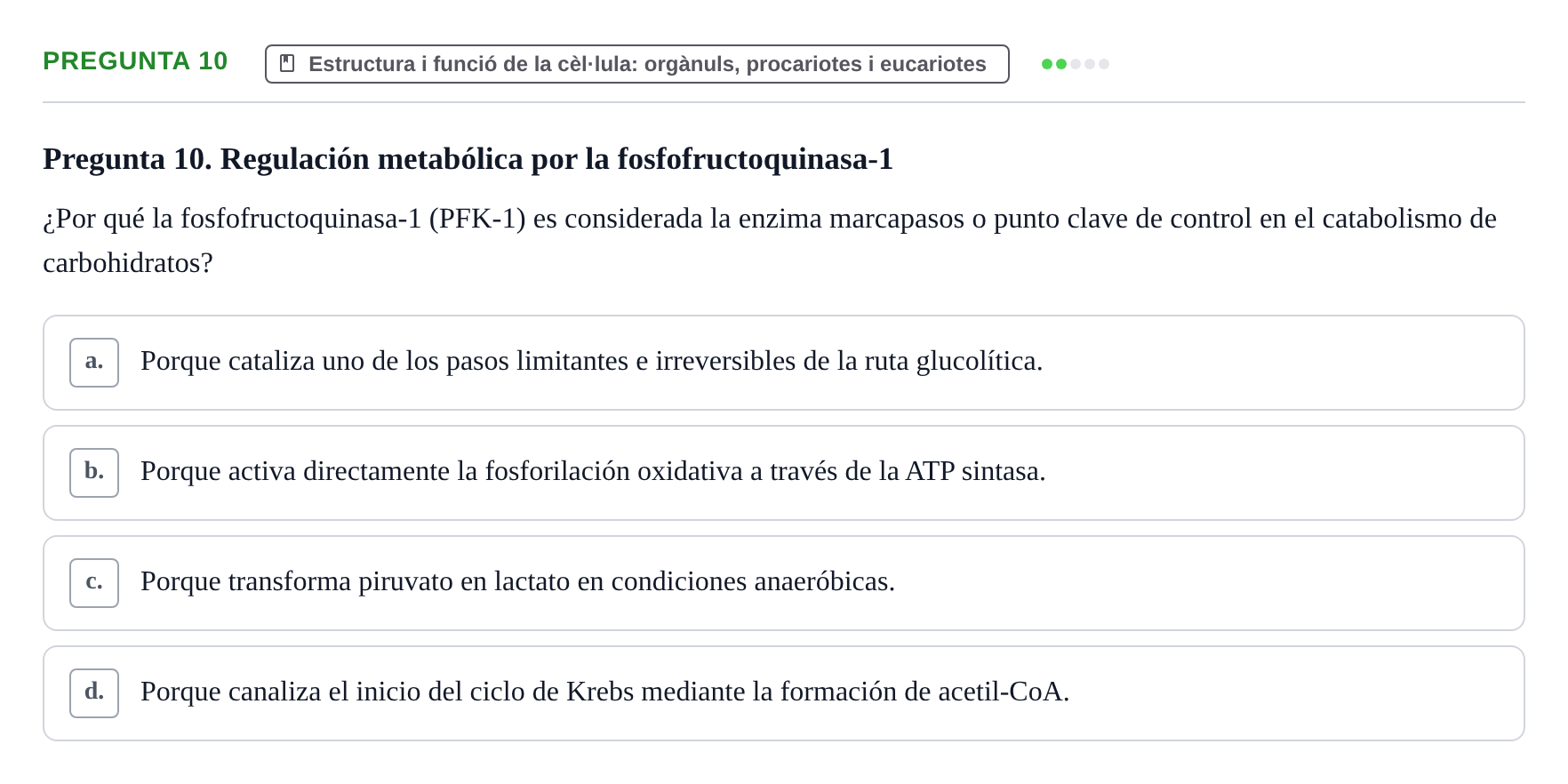 Enunciado: Pregunta 10