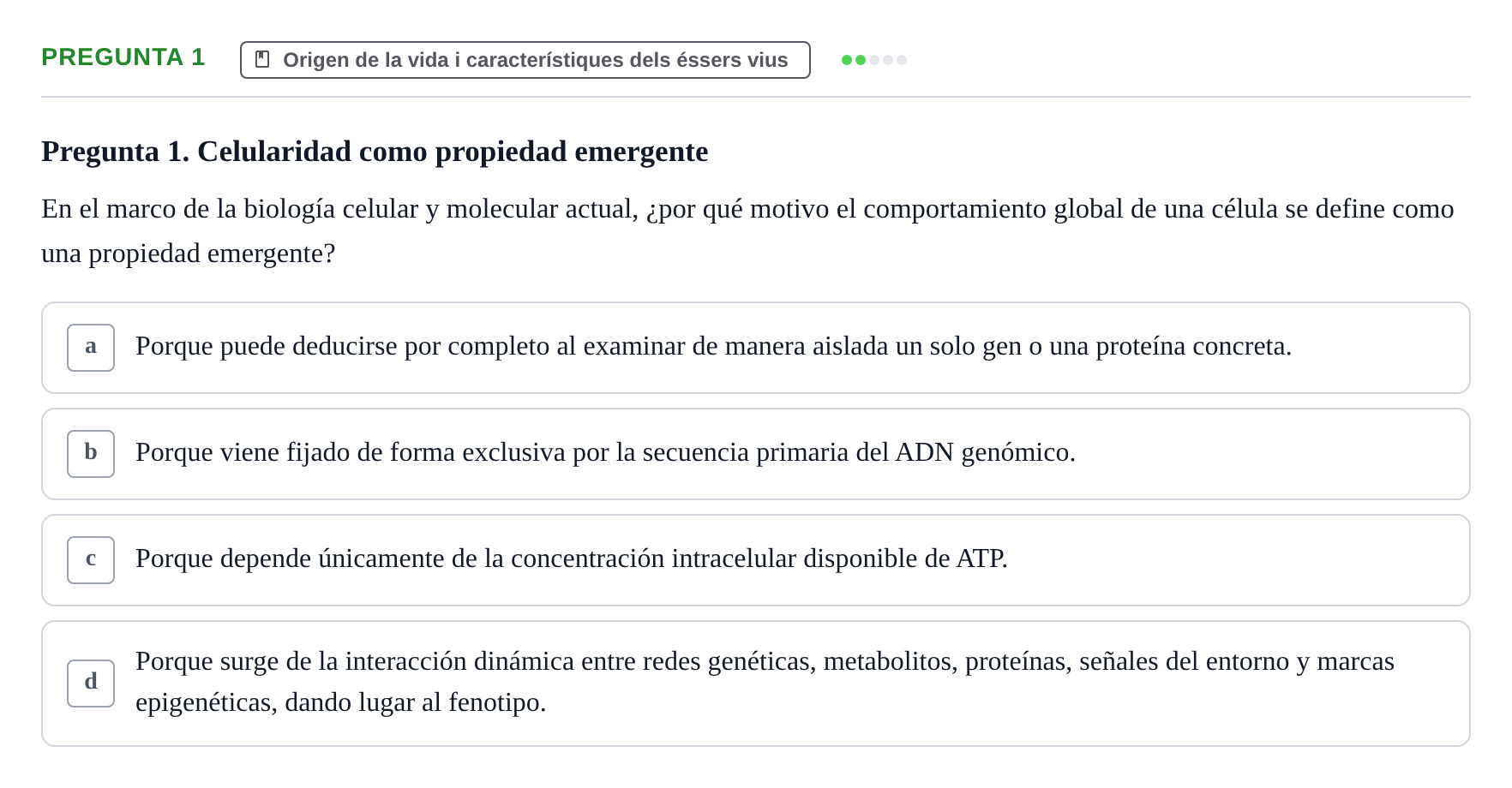 Enunciado: Pregunta 1