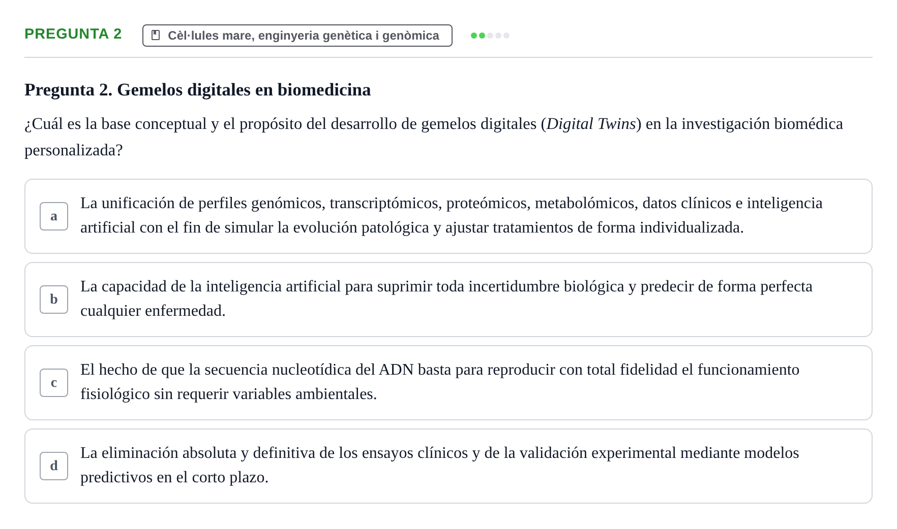 Enunciado: Pregunta 2