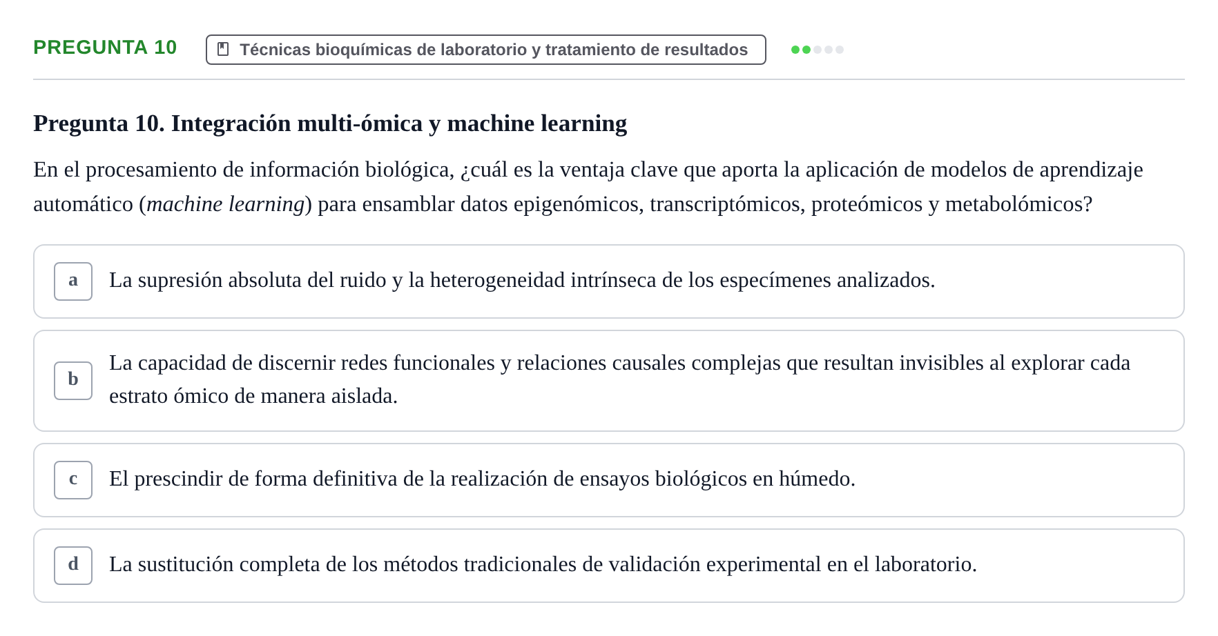 Enunciado: Pregunta 10