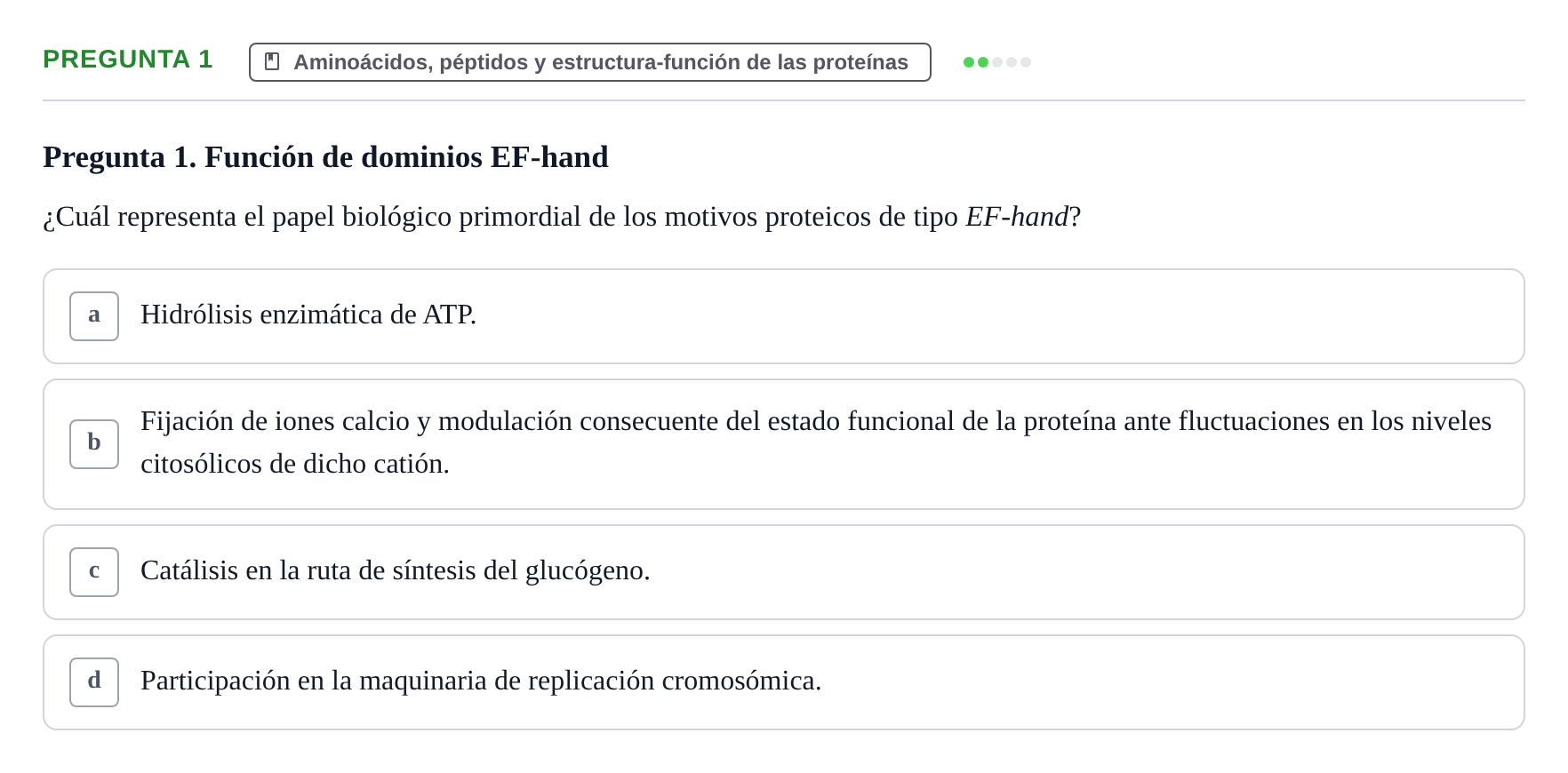 Enunciado: Pregunta 1