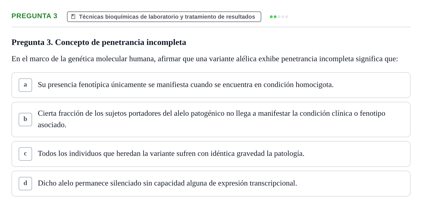 Enunciado: Pregunta 3