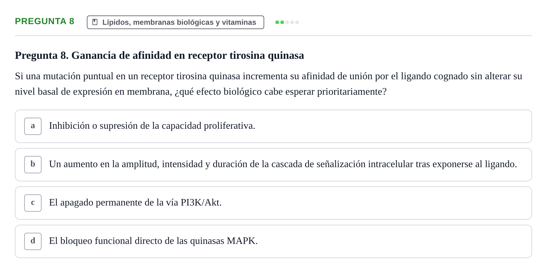 Enunciado: Pregunta 8