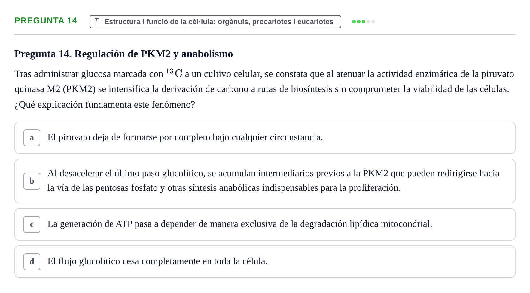 Enunciado: Pregunta 14