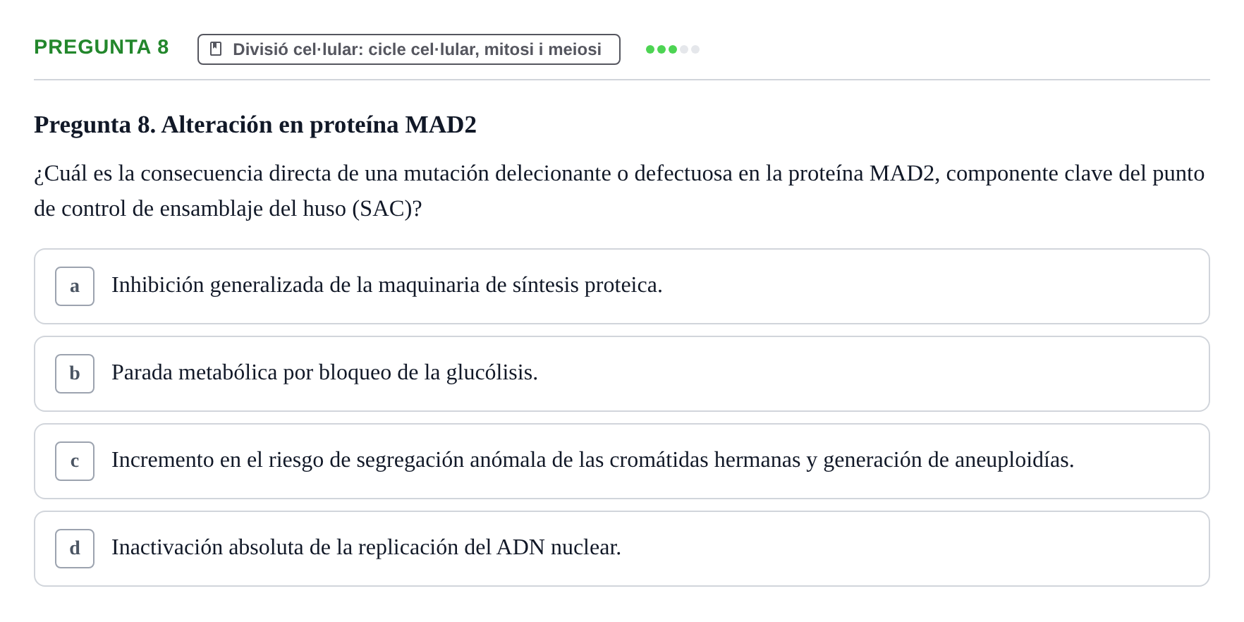 Enunciado: Pregunta 8
