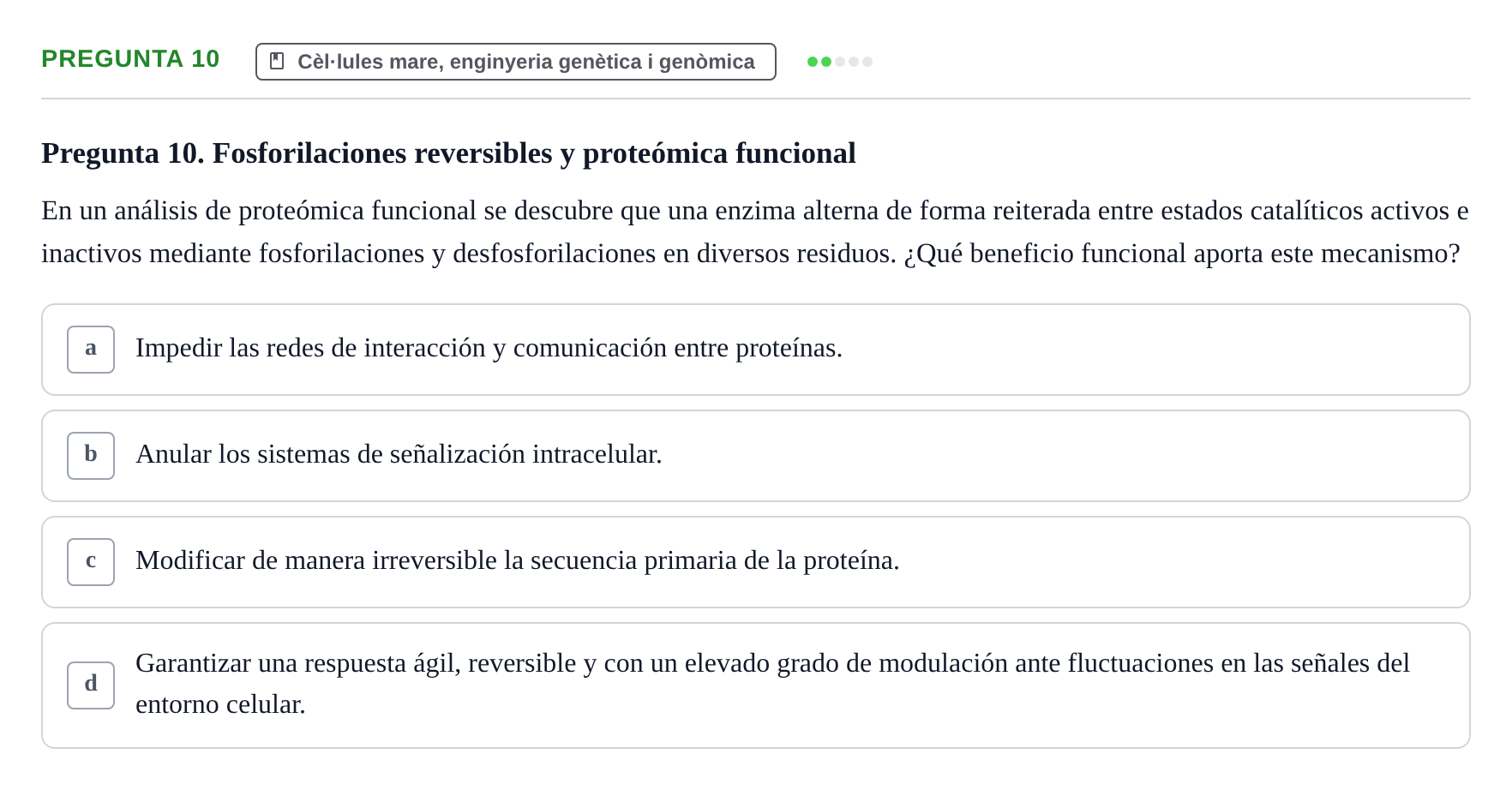 Enunciado: Pregunta 10