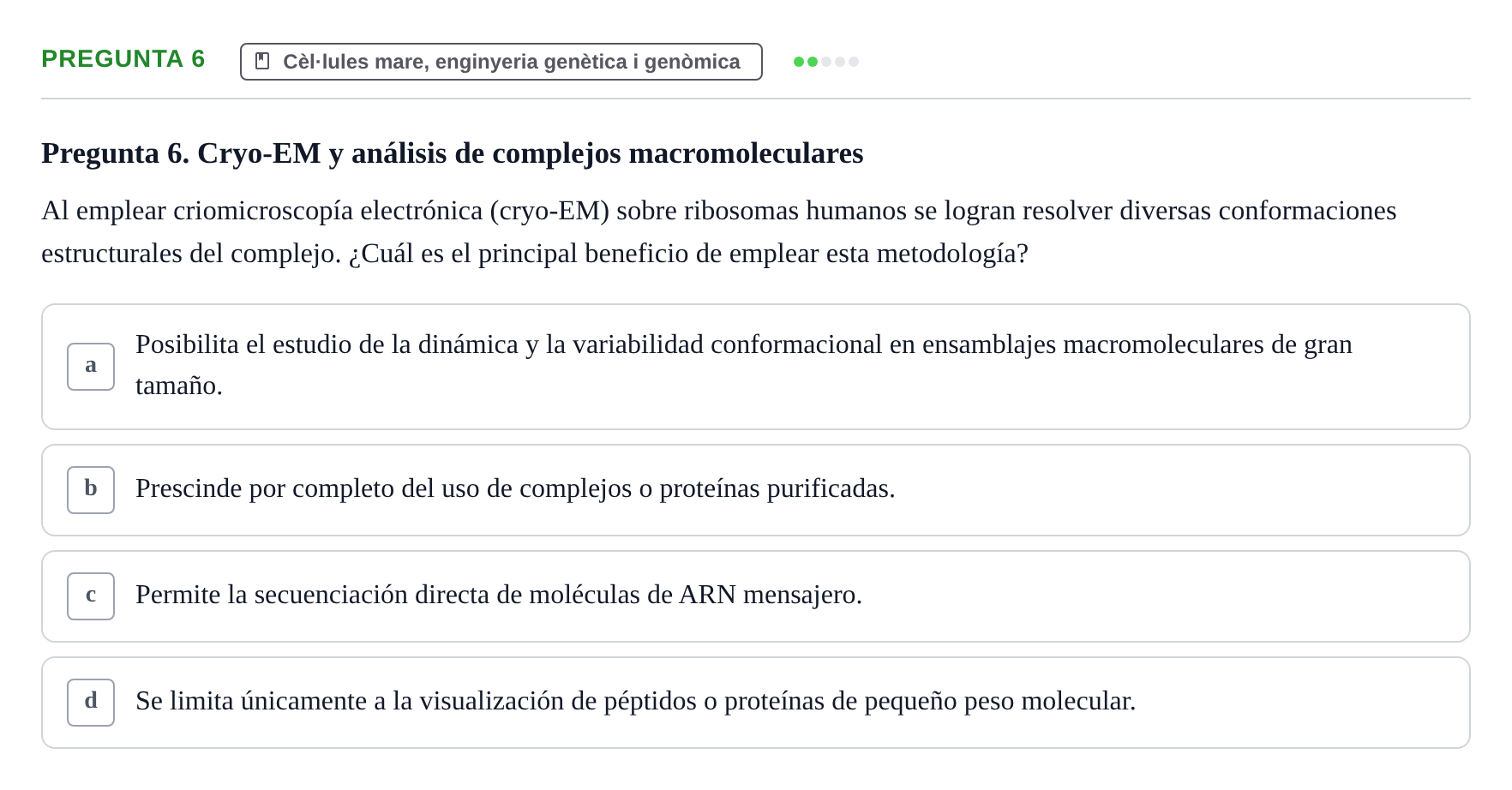 Enunciado: Pregunta 6