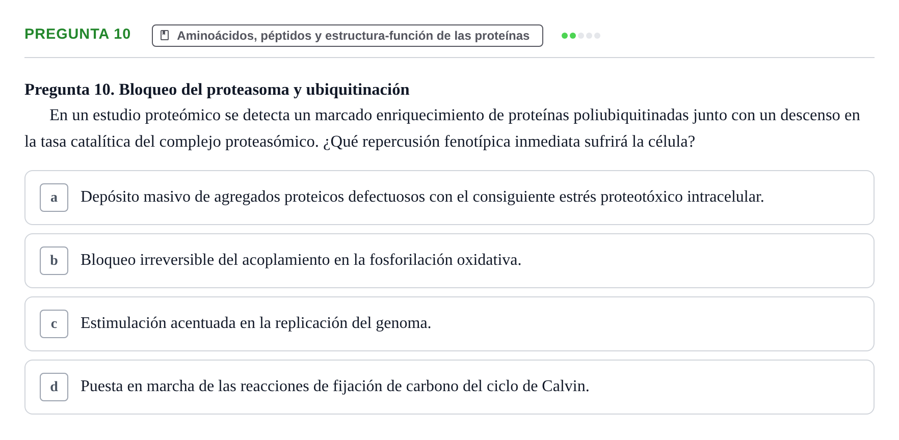 Enunciado: Pregunta 10