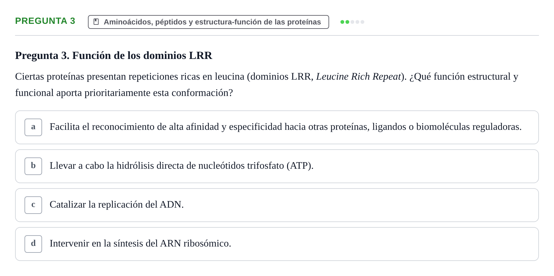 Enunciado: Pregunta 3