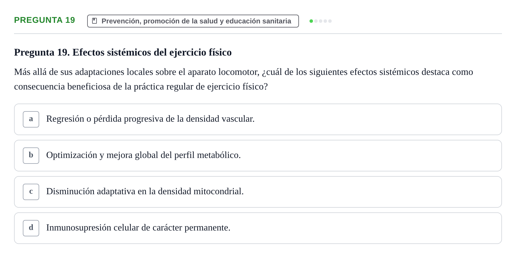 Enunciado: Pregunta 19
