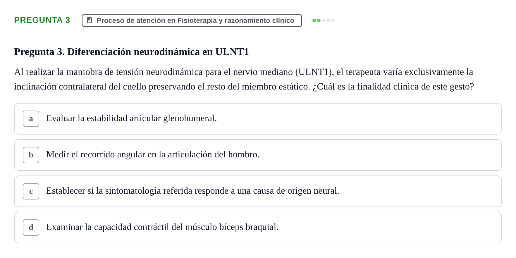 Enunciado: Pregunta 3