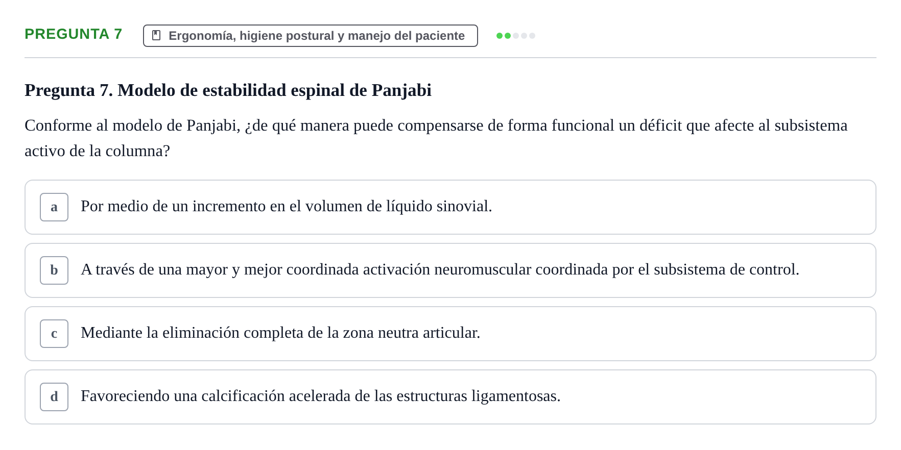 Enunciado: Pregunta 7