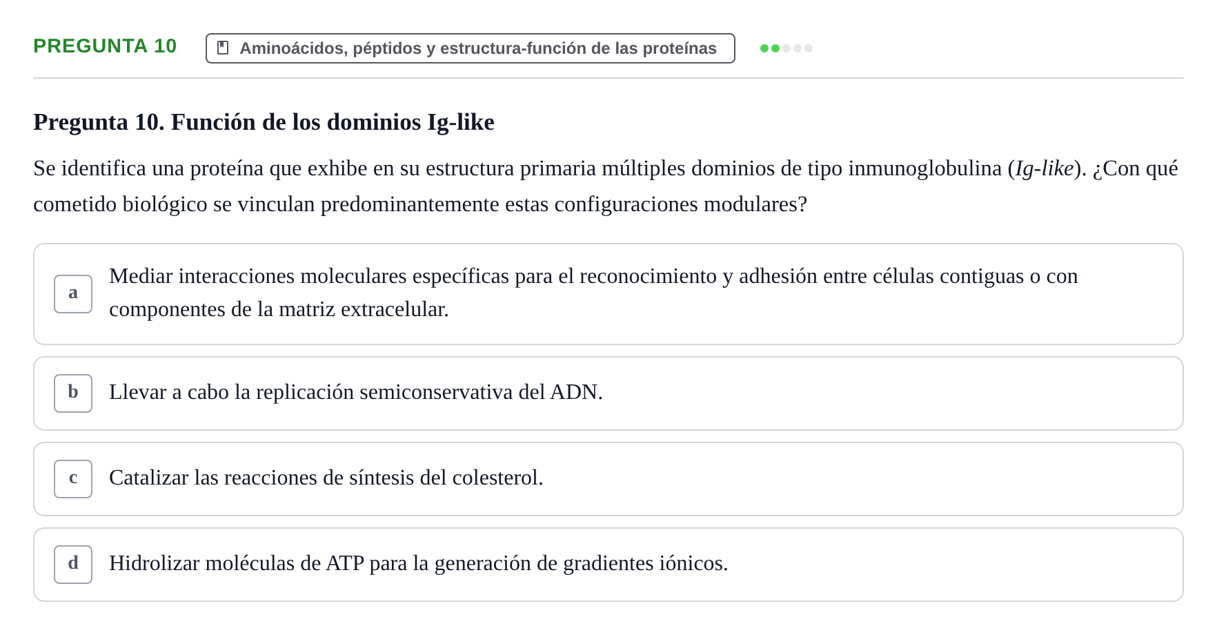 Enunciado: Pregunta 10