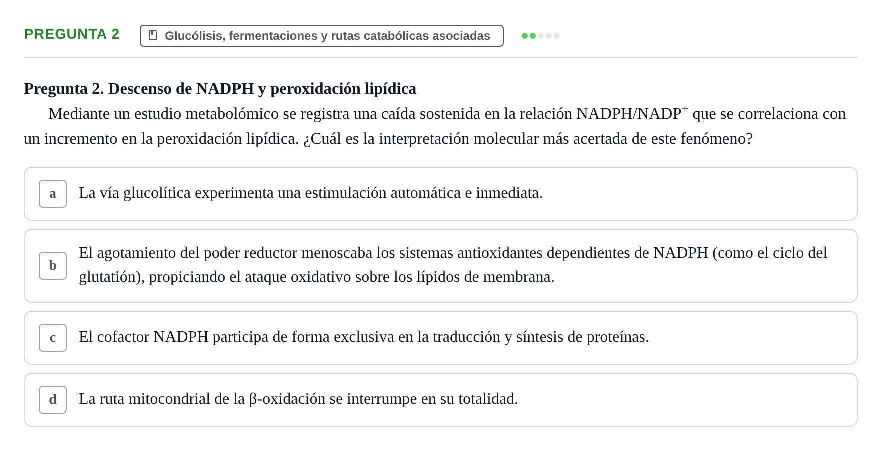 Enunciado: Pregunta 2