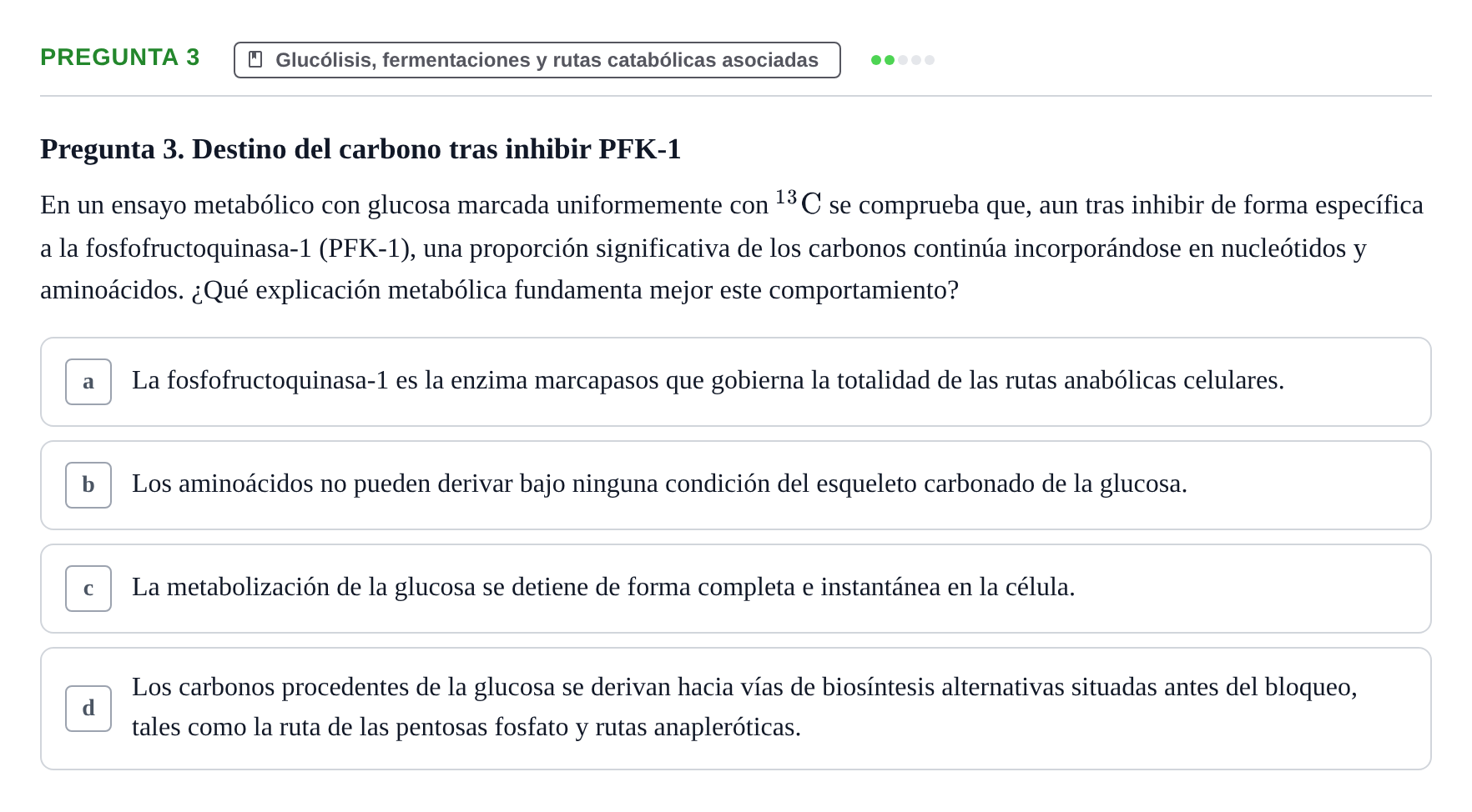 Enunciado: Pregunta 3