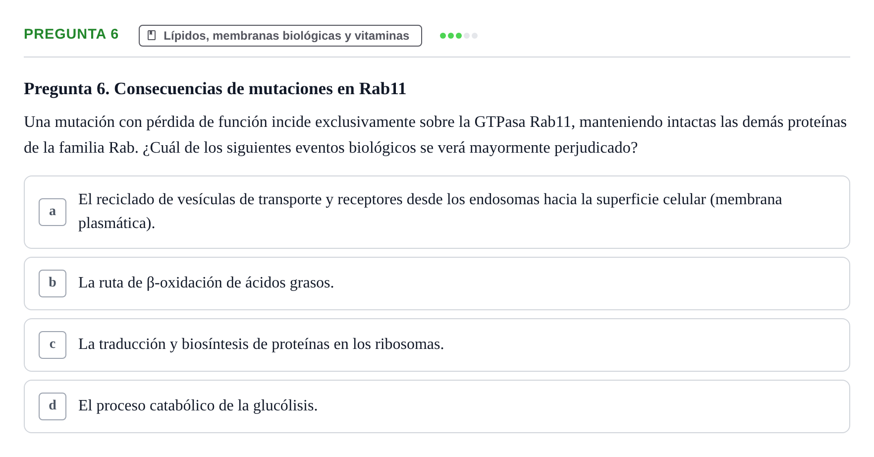Enunciado: Pregunta 6