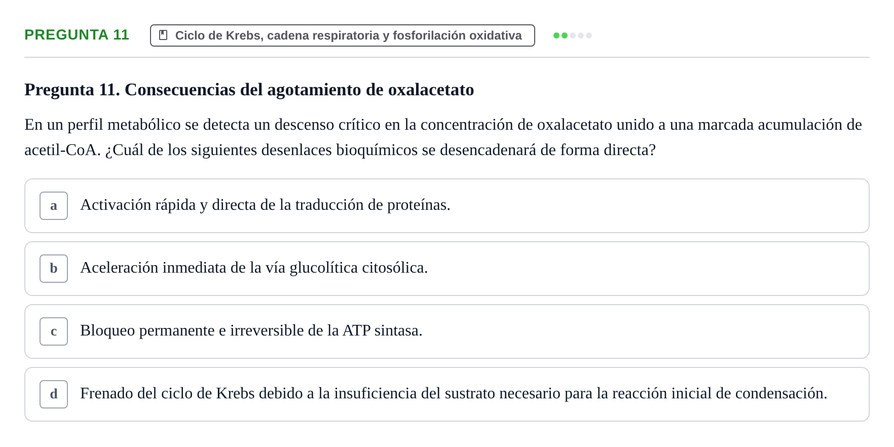 Enunciado: Pregunta 11