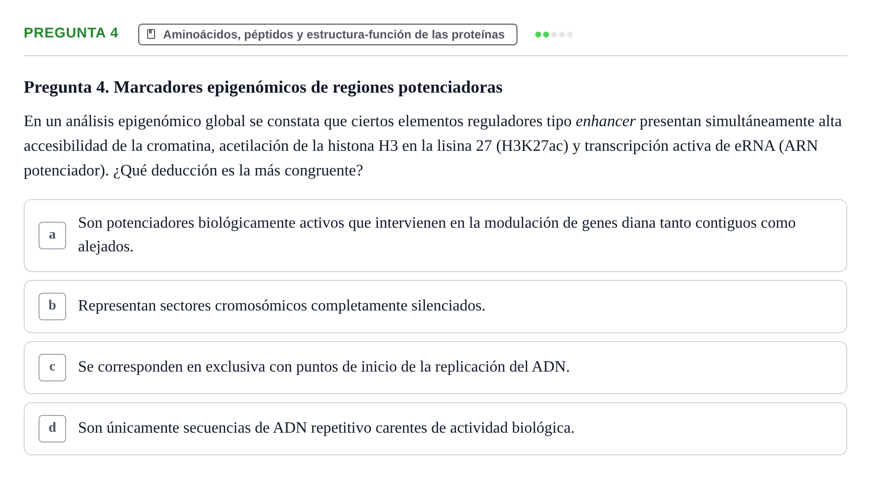 Enunciado: Pregunta 4