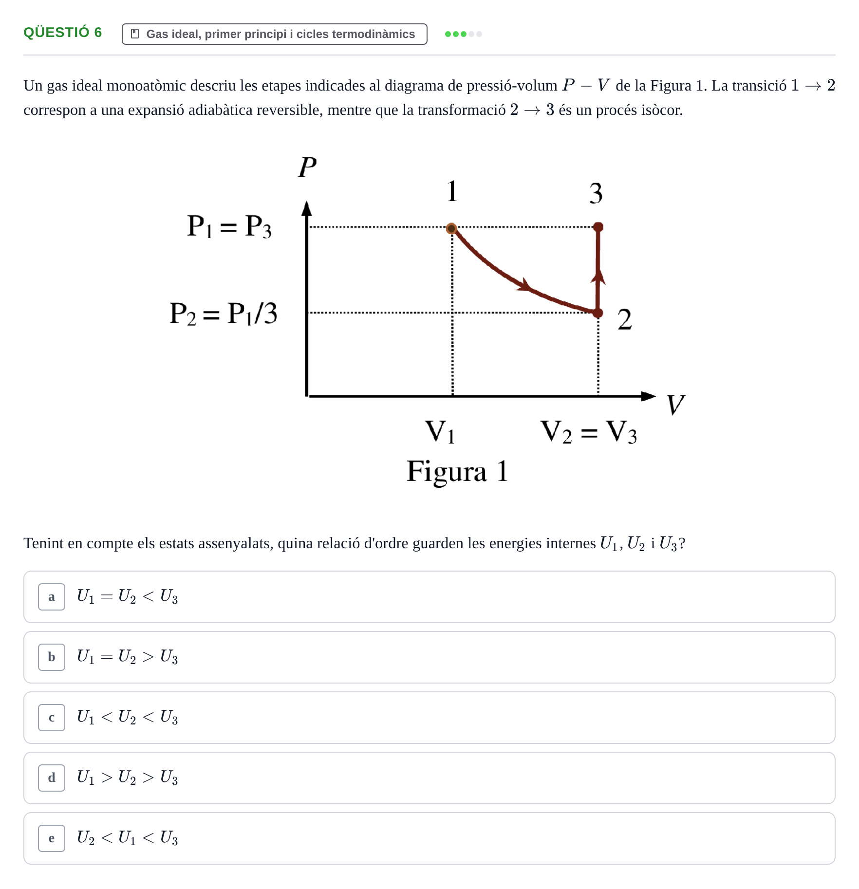 Enunciado: Ejercicio Qüestió 6 · Fundamentos de Física UVIC 2018