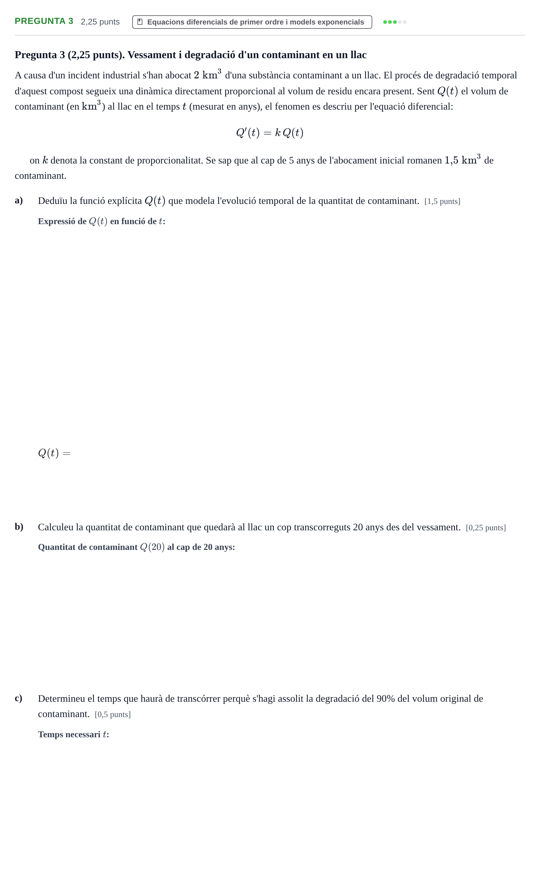 Enunciado: Pregunta 3 · Matemáticas UVIC 2022