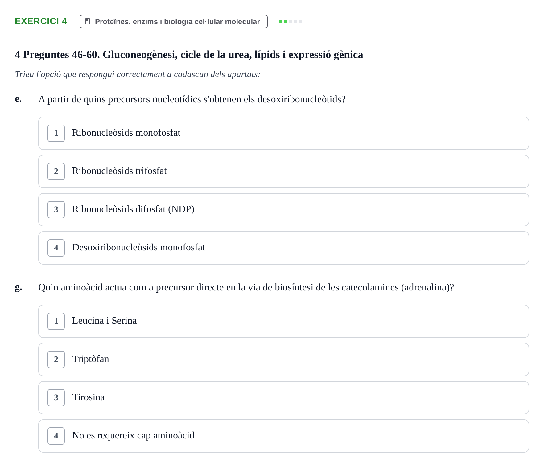 Enunciado: 4 - Proteïnes, enzims i biologia cel·lular molecu…