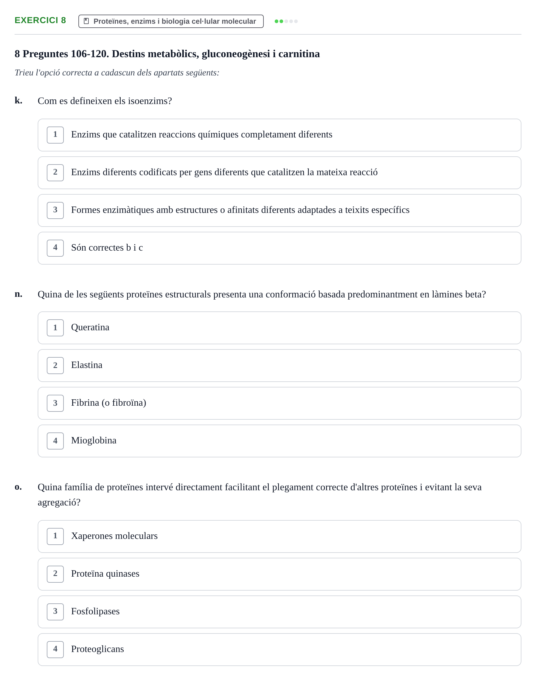 Enunciado: 8 - Proteïnes, enzims i biologia cel·lular molecu…