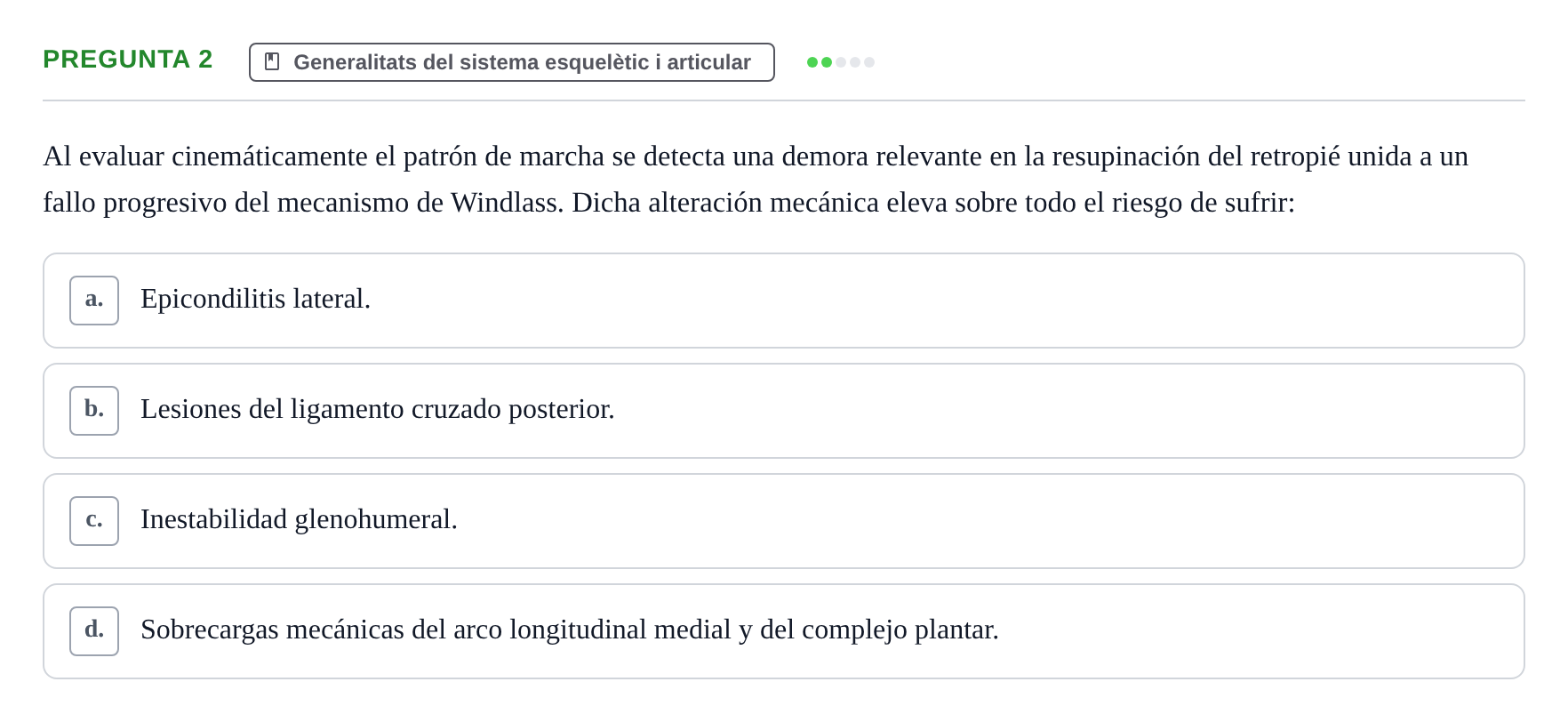 Enunciado: Pregunta 2