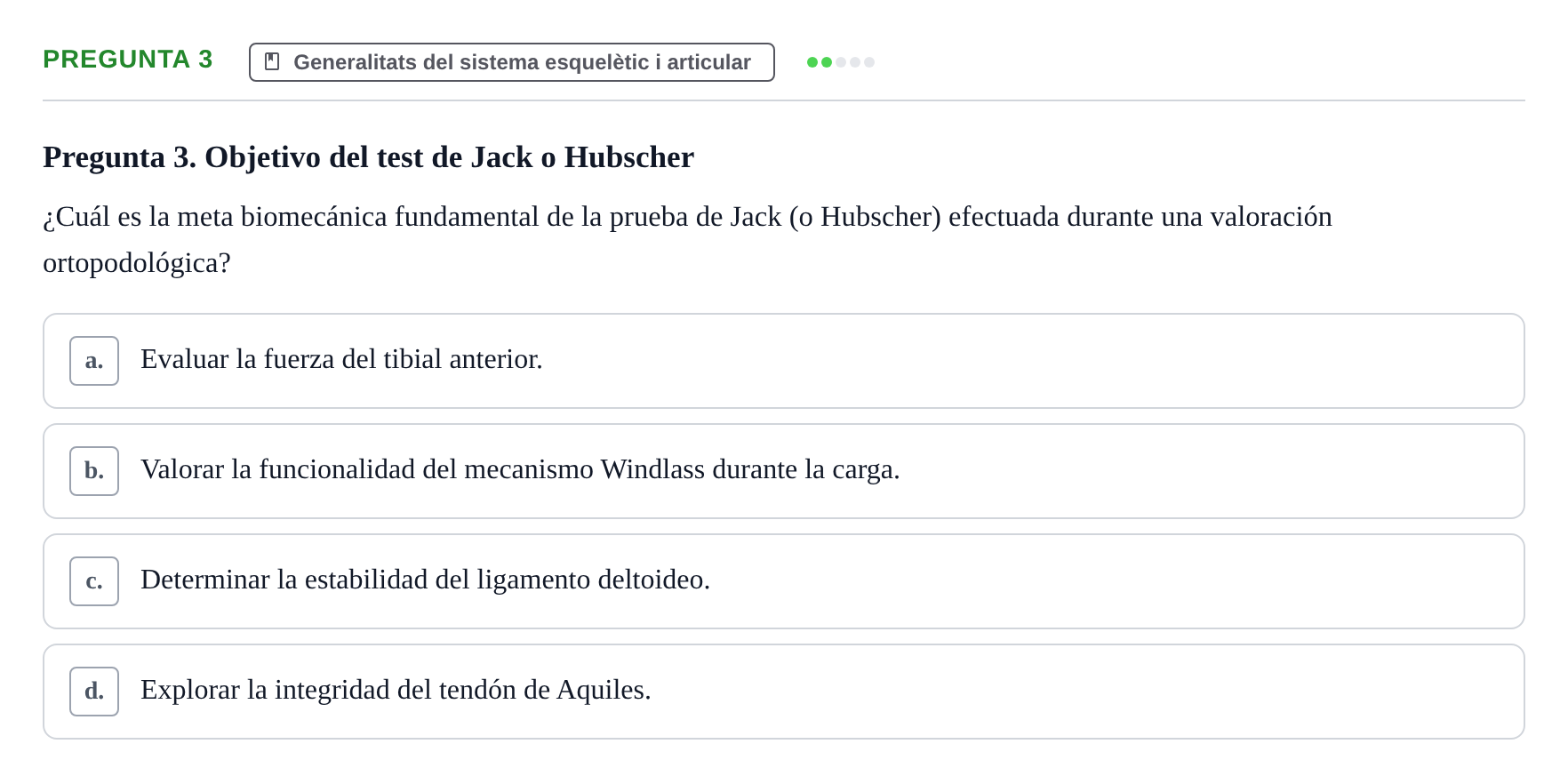 Enunciado: Pregunta 3