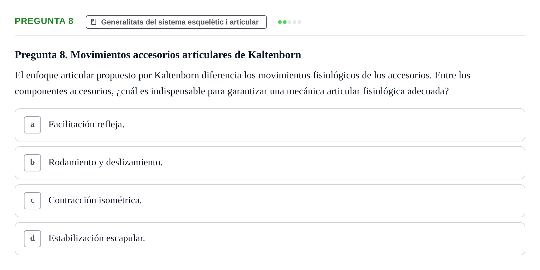 Enunciado: Pregunta 8