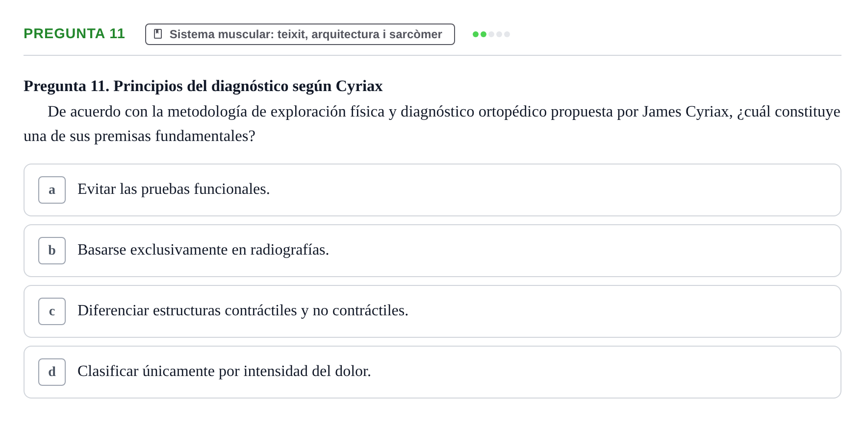 Enunciado: Pregunta 11