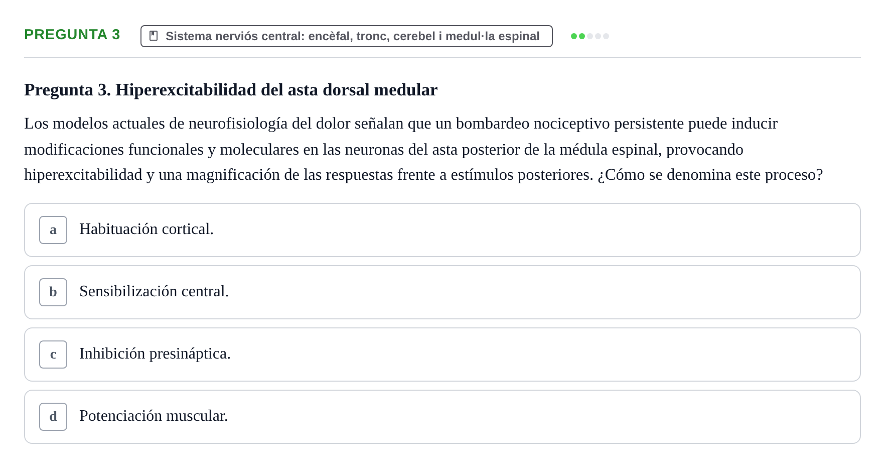 Enunciado: Pregunta 3