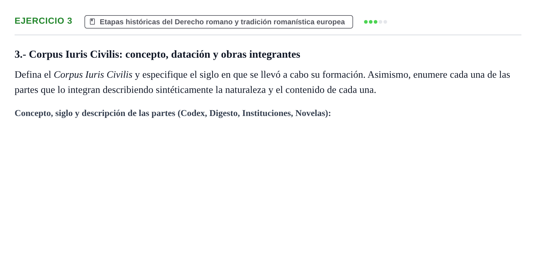 Enunciado: 3