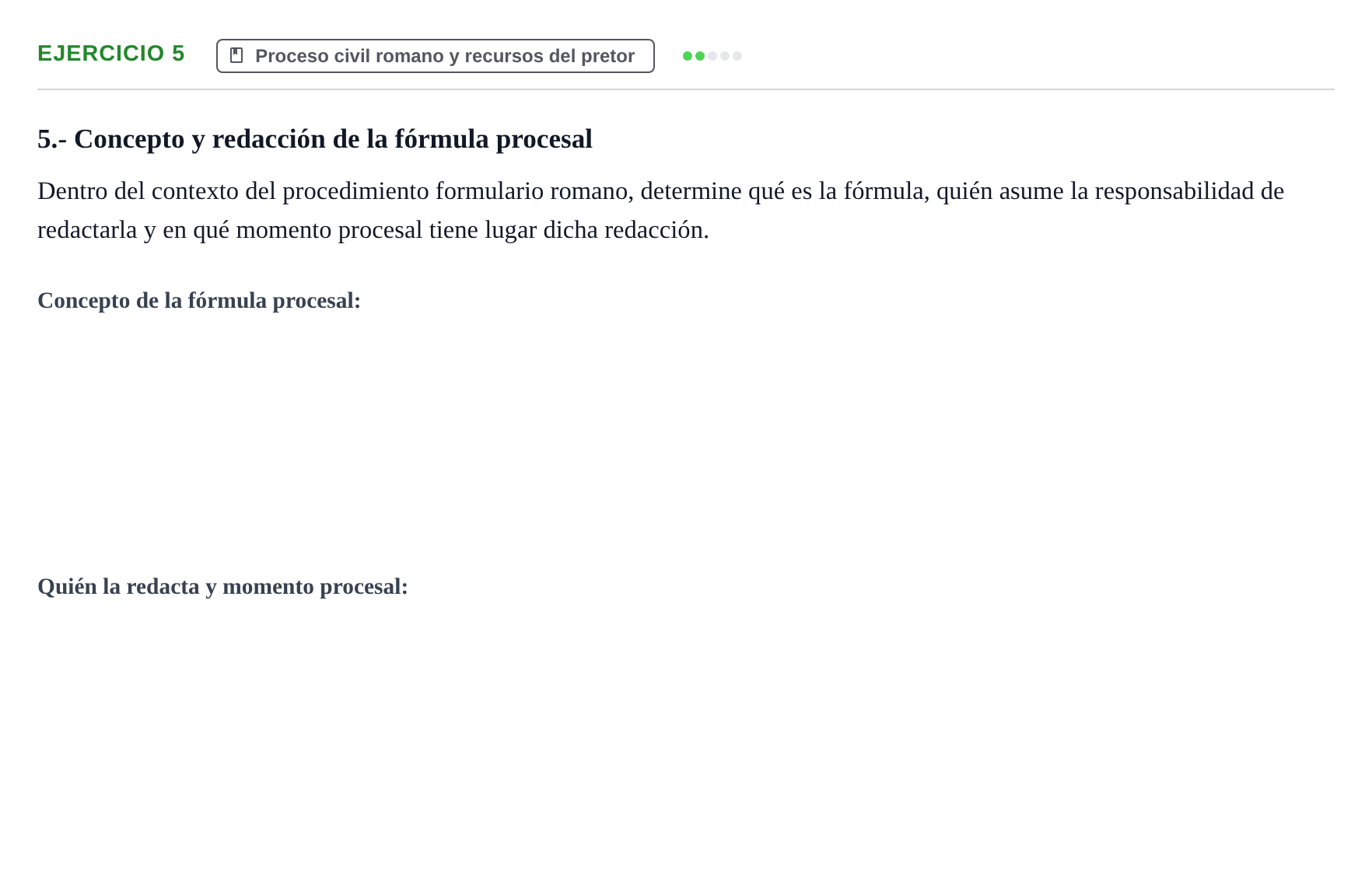 Enunciado: 5