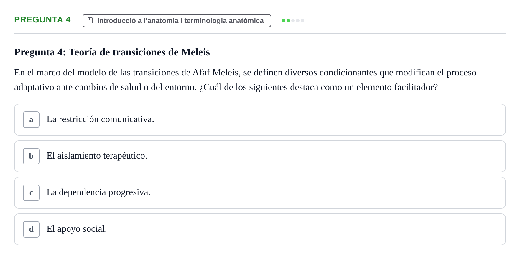 Enunciado: Pregunta 4