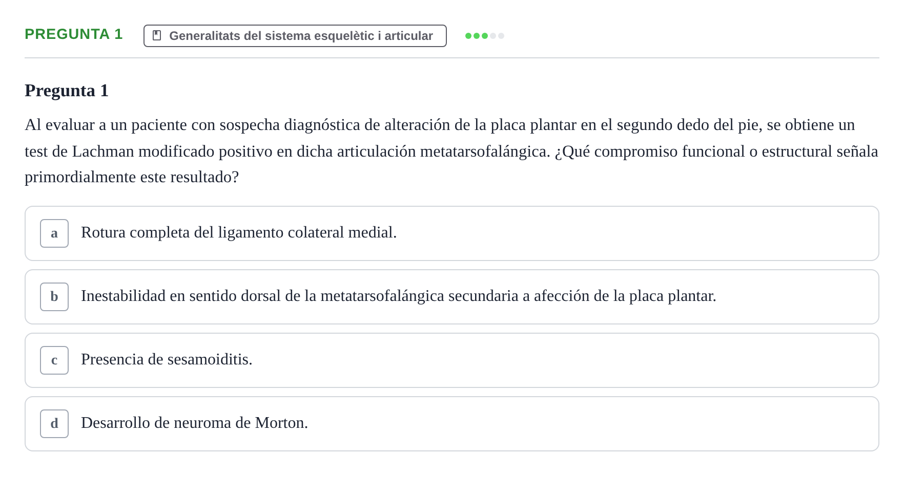 Enunciado: Pregunta 1