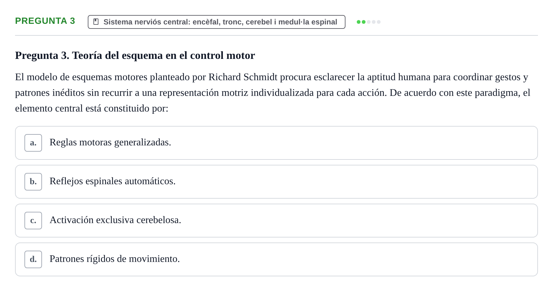 Enunciado: Pregunta 3
