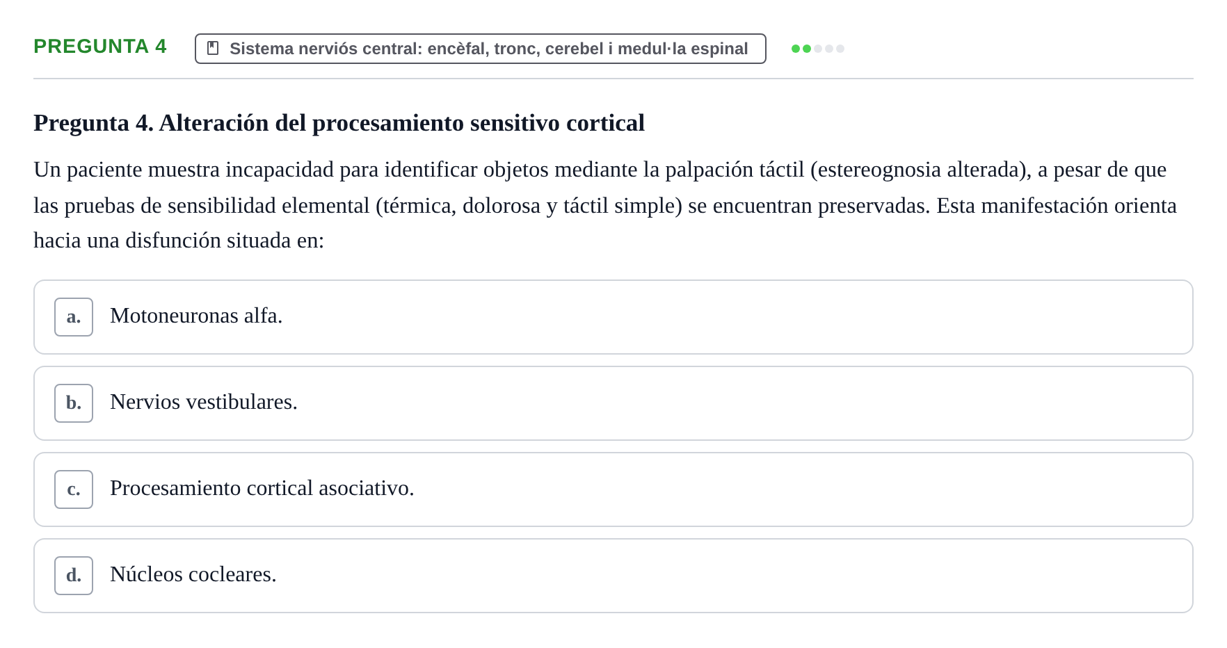 Enunciado: Pregunta 4