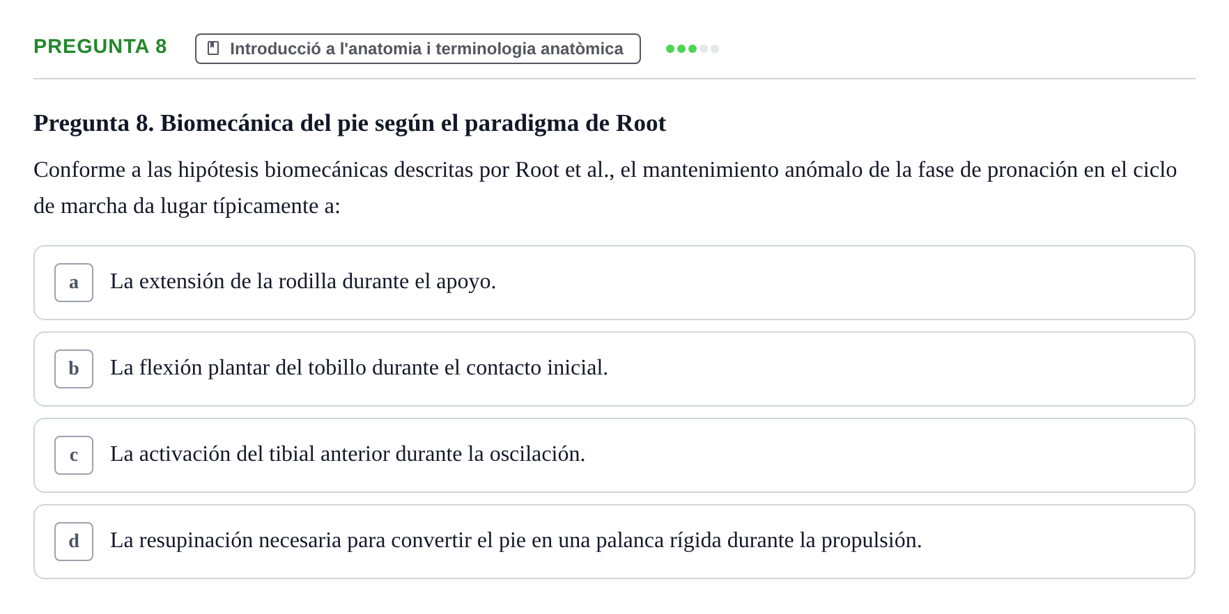 Enunciado: Pregunta 8