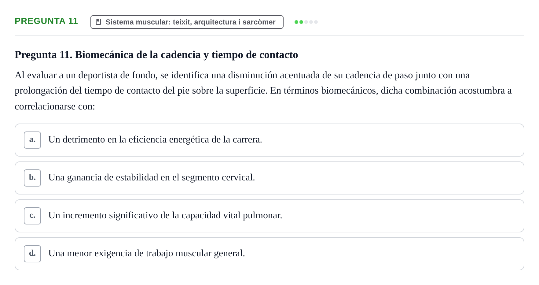 Enunciado: Pregunta 11
