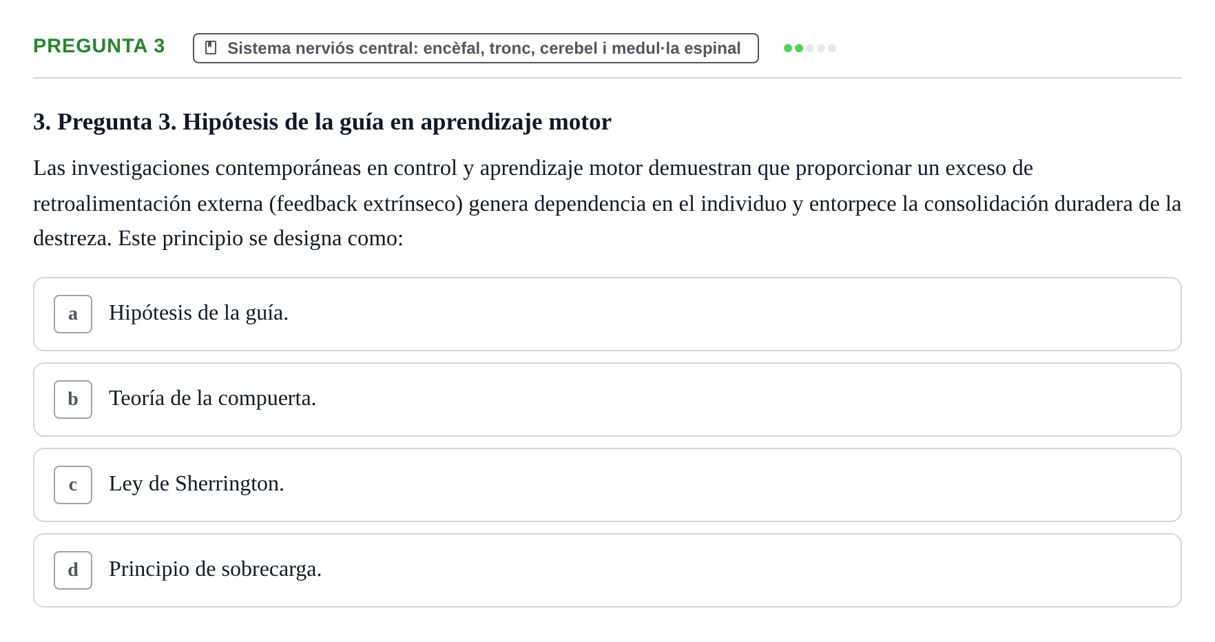 Enunciado: Pregunta 3