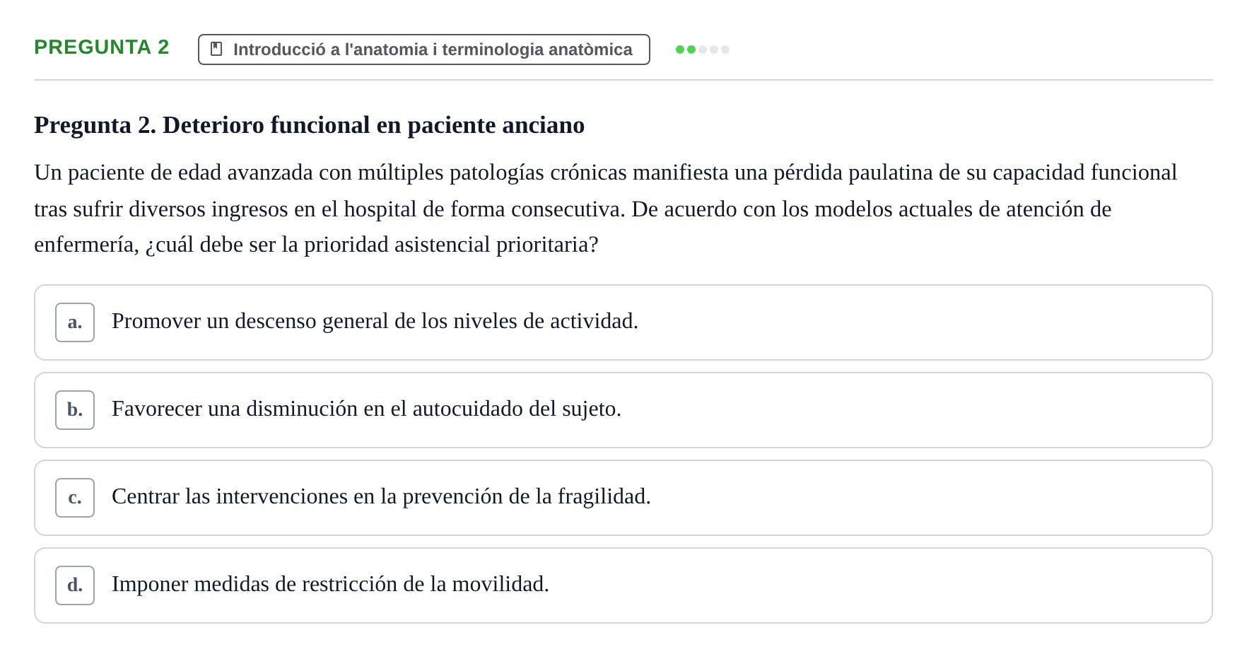 Enunciado: Pregunta 2