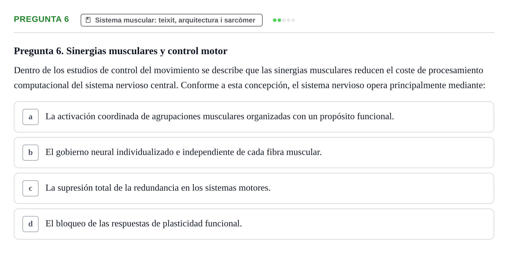 Enunciado: Pregunta 6