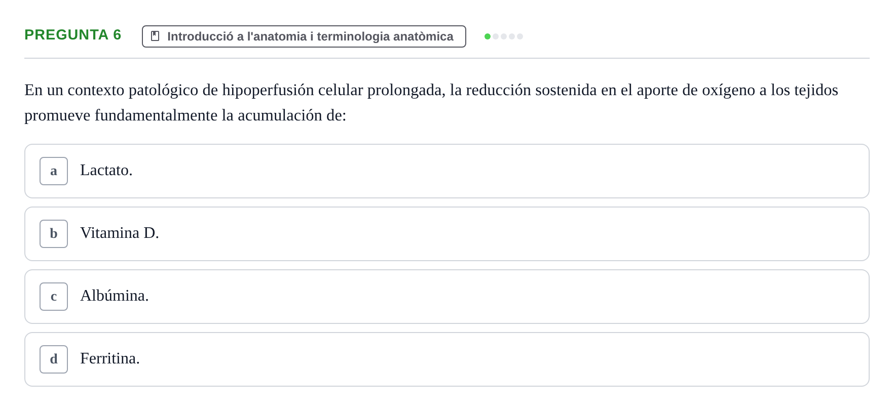 Enunciado: Pregunta 6