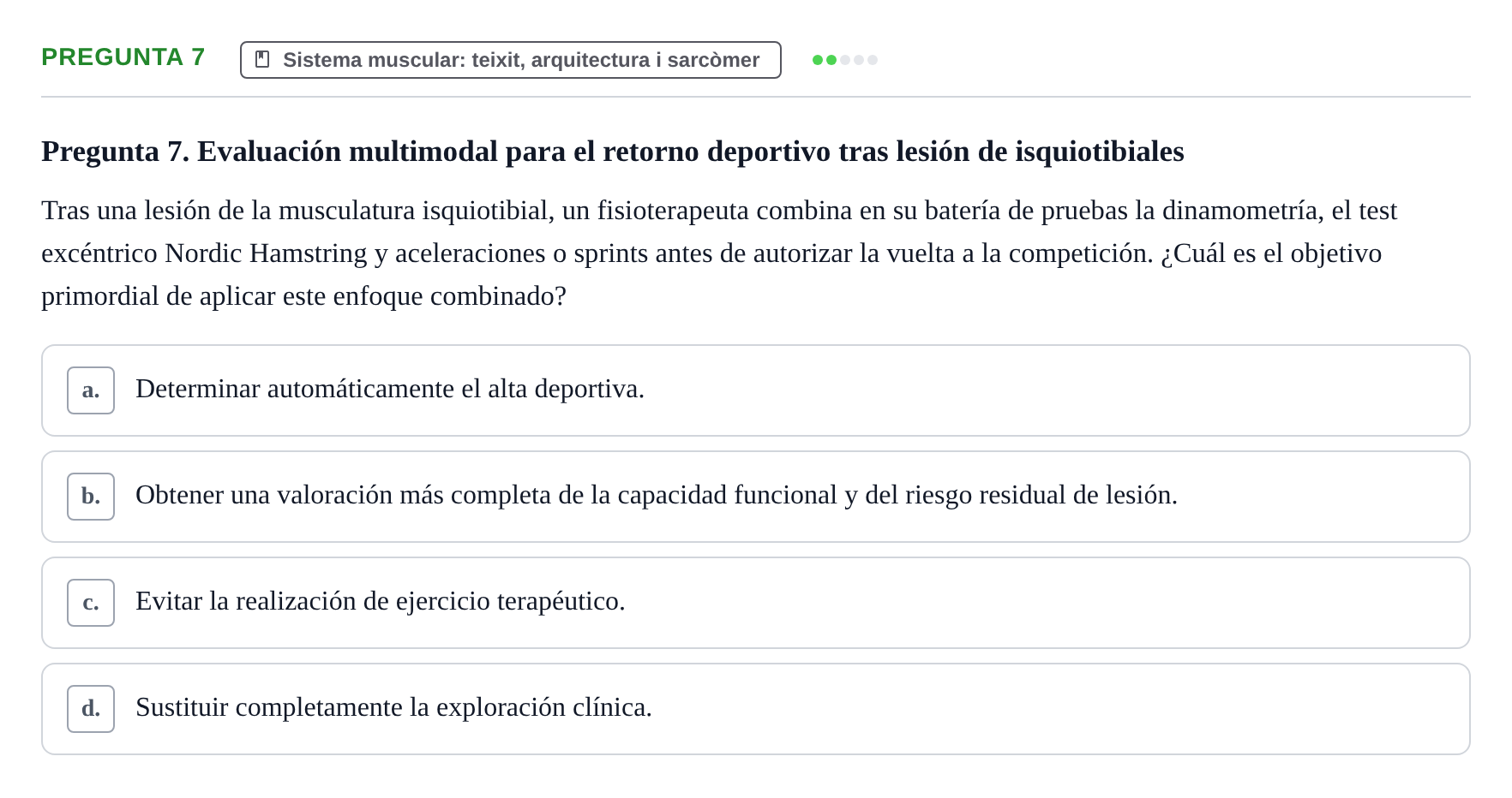 Enunciado: Pregunta 7