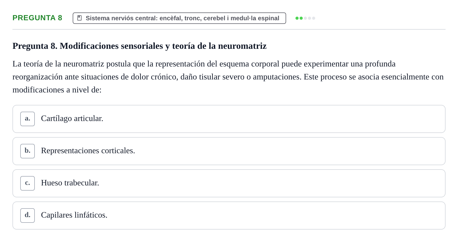 Enunciado: Pregunta 8